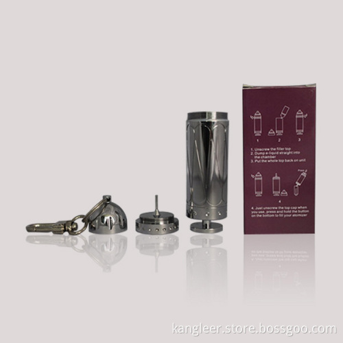 100%Stainless Steel 10ml E Liquid Bottle with Needle and Bottom Bush Button for Refilling E-Liquid to The E Cigarettes.